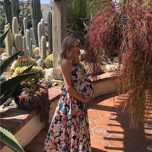 Floral Maxi Dress maternity